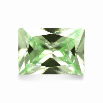 Radiant Peridot CZ Loose Gemstones